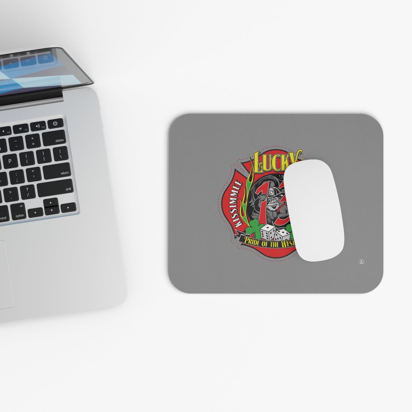 Kissimmee Fire Department Station 13 Logo Mouse Pad (Rectangle)