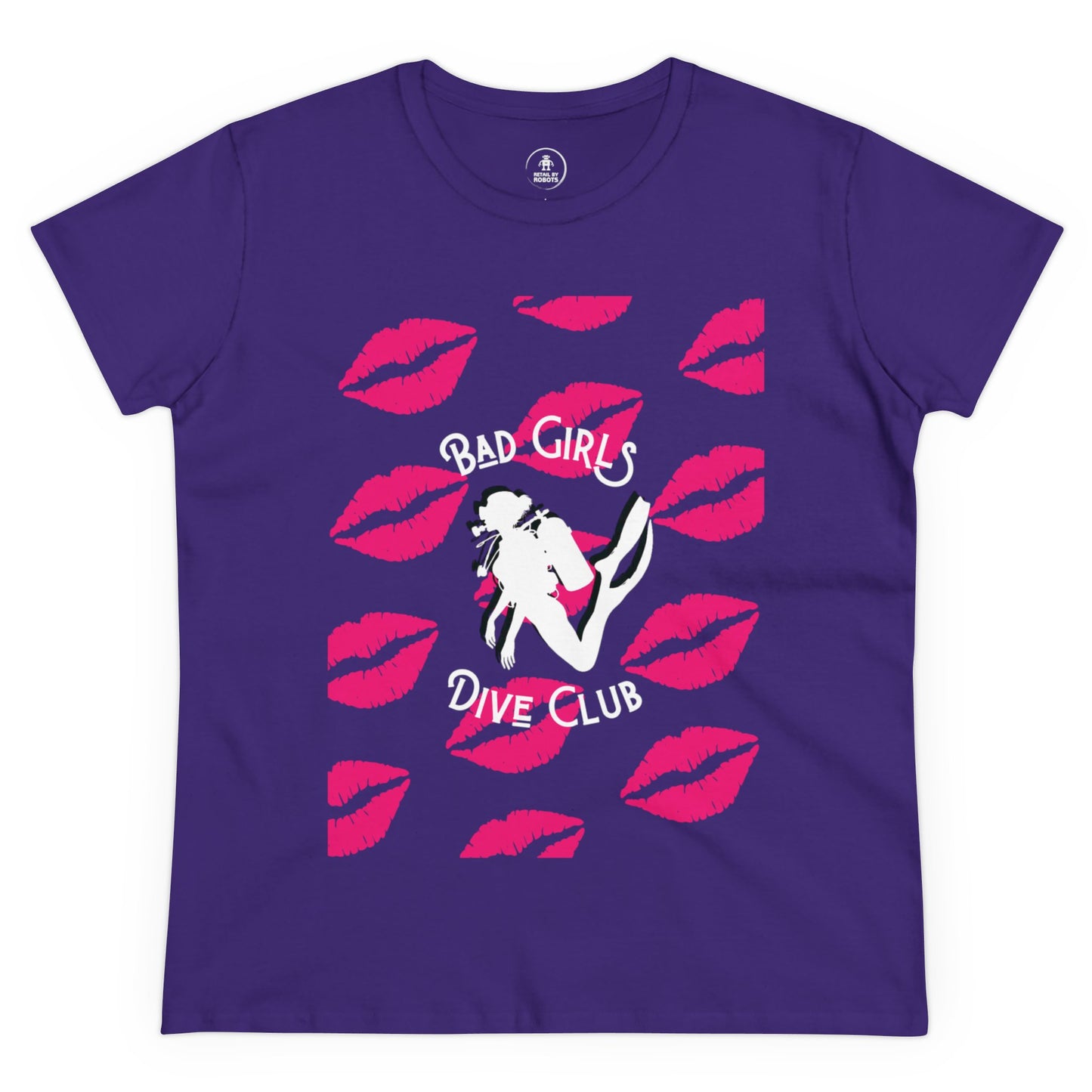 Bad Girls Dive Club k-pattern three color option Women's Midweight Cotton Tee