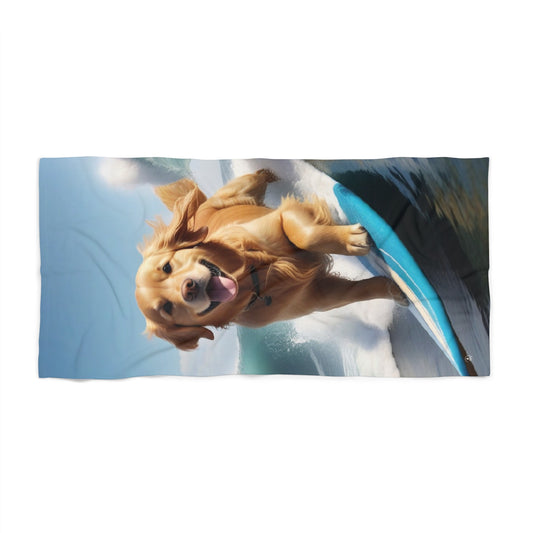 Surfin' Goldy Beach Towel