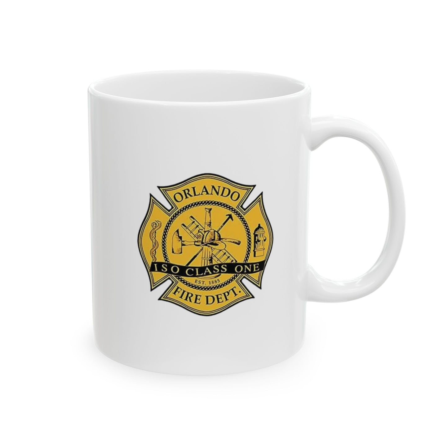 Official Orlando FD Logo Ceramic Mug 11oz