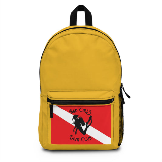 Bad Girls Dive Club - Dive Flag - Ylw Backpack