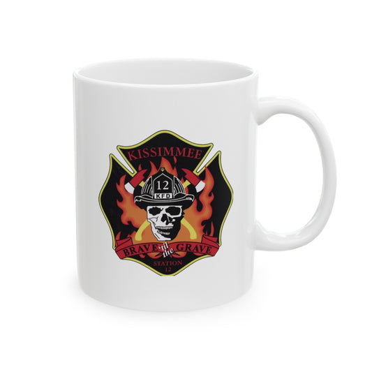 Kissimmee Fire Department Station 12 Logo Ceramic Mug 11oz