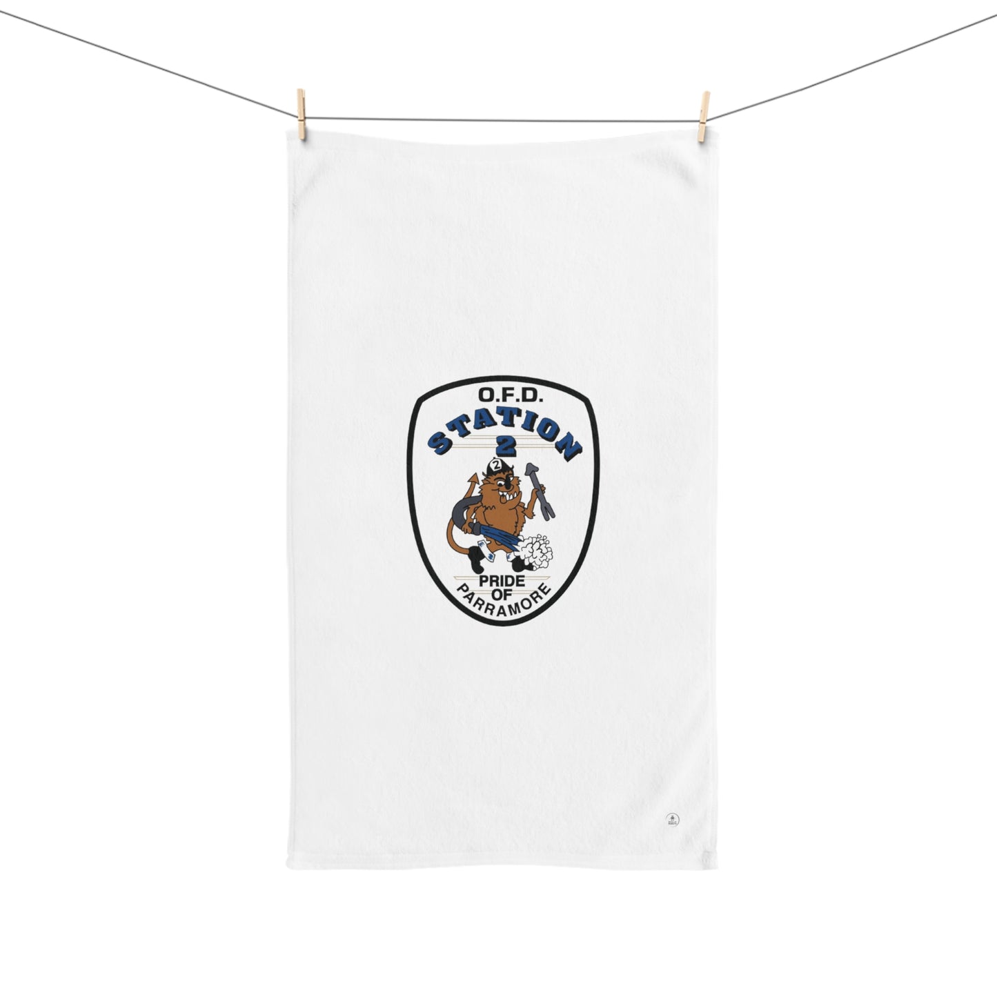 Orlando Fire Department Station 2 Logo Hand Towel