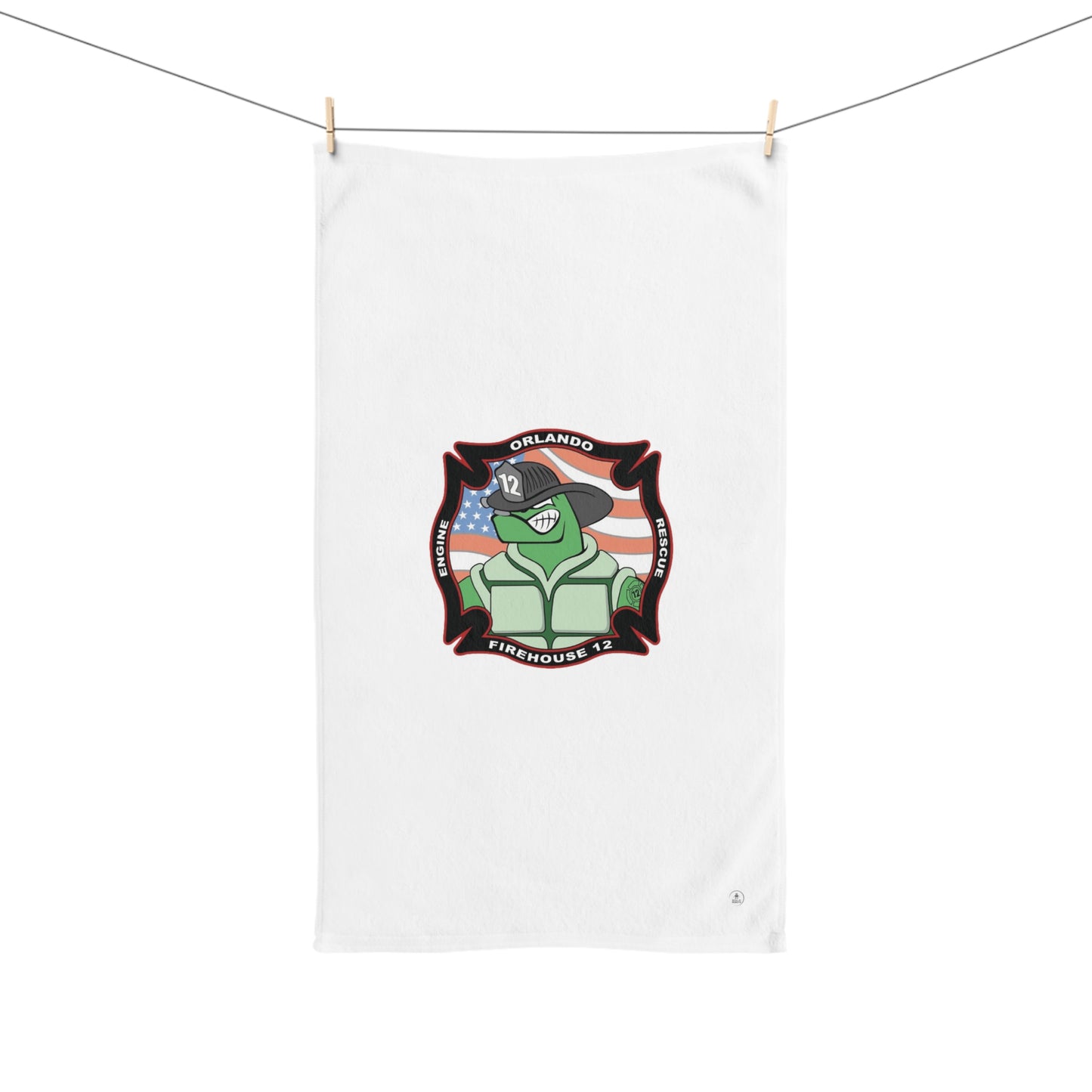 Orlando Fire Department Station 12 Logo Hand Towel