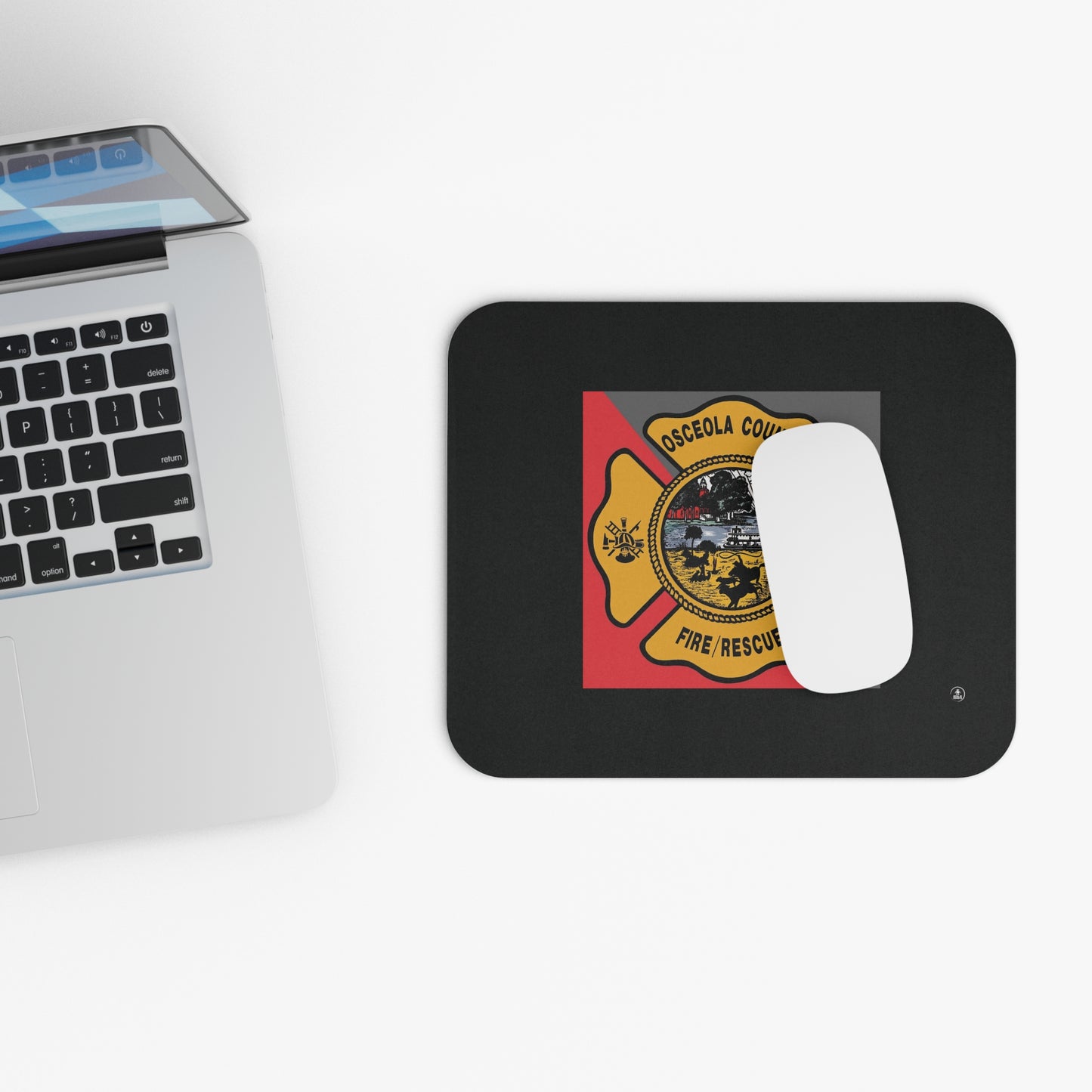 Osceola County Fire Rescue Department Logo Mouse Pad (Rectangle)