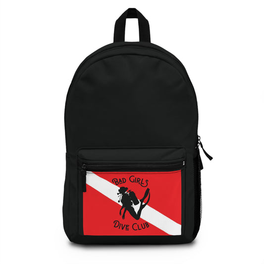 Bad Girls Dive Club - Dive Flag - Blk Backpack