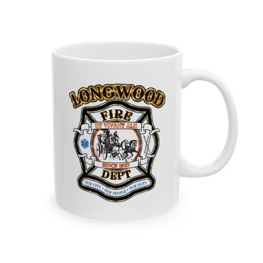 Longwood Fire Rescue Department Logo Ceramic Mug 11oz