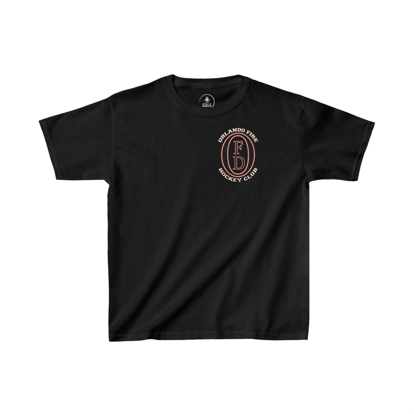 OFHC OFD Logo in Blk or Wte Kids Heavy Cotton™ Tee