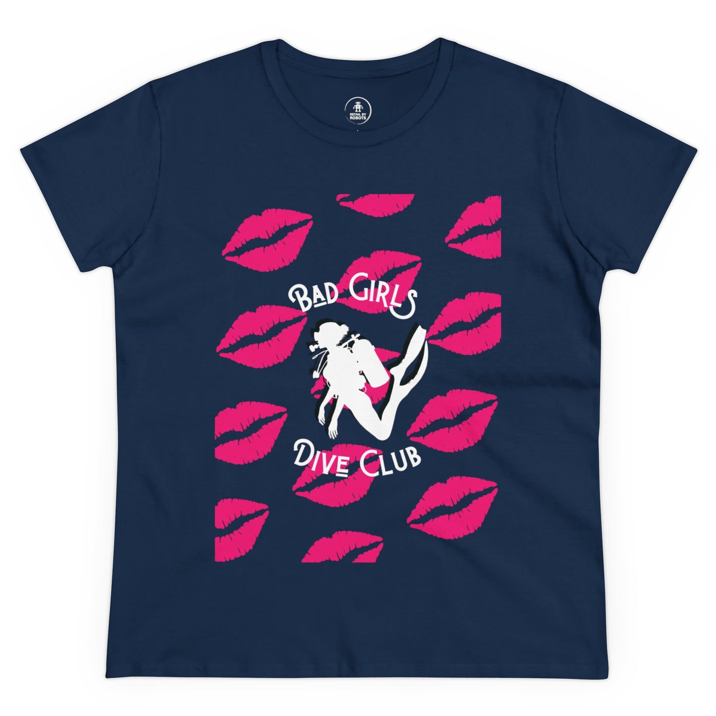 Bad Girls Dive Club k-pattern three color option Women's Midweight Cotton Tee