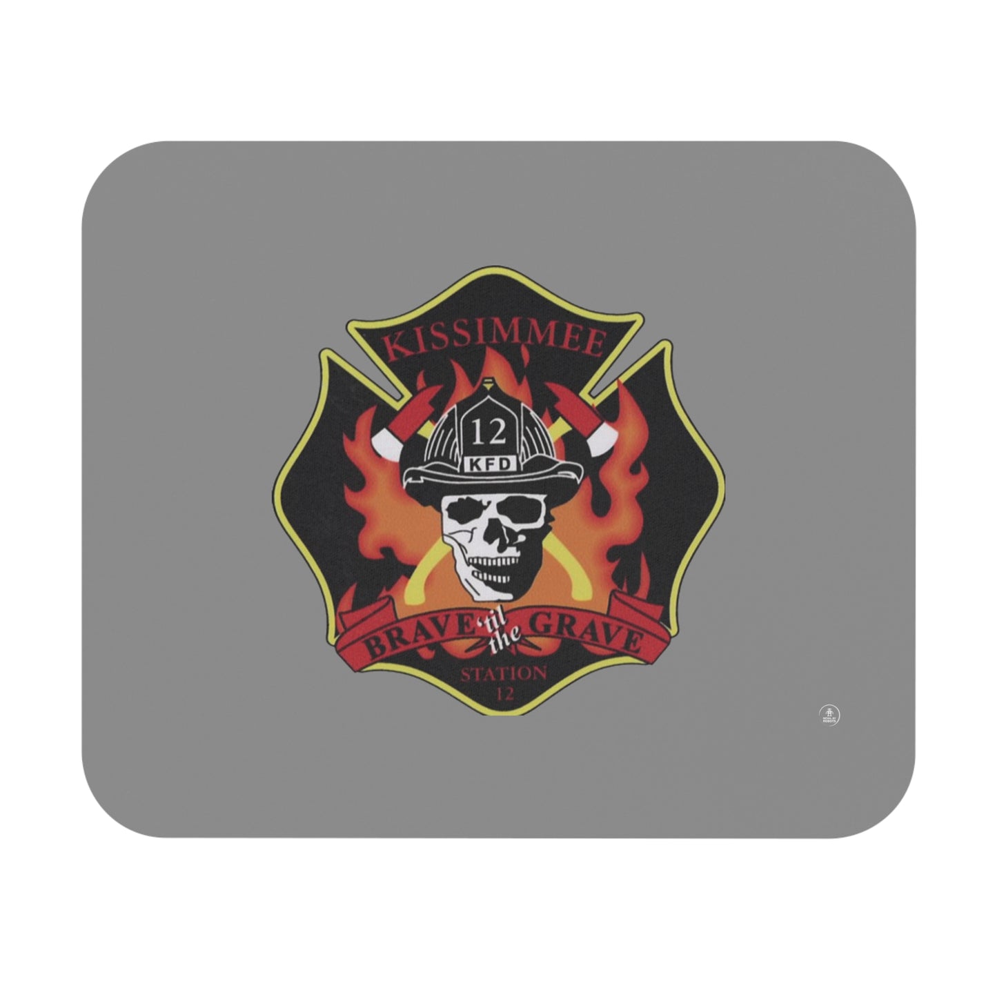 Kissimmee Fire Department Station 12 Logo Mouse Pad (Rectangle)