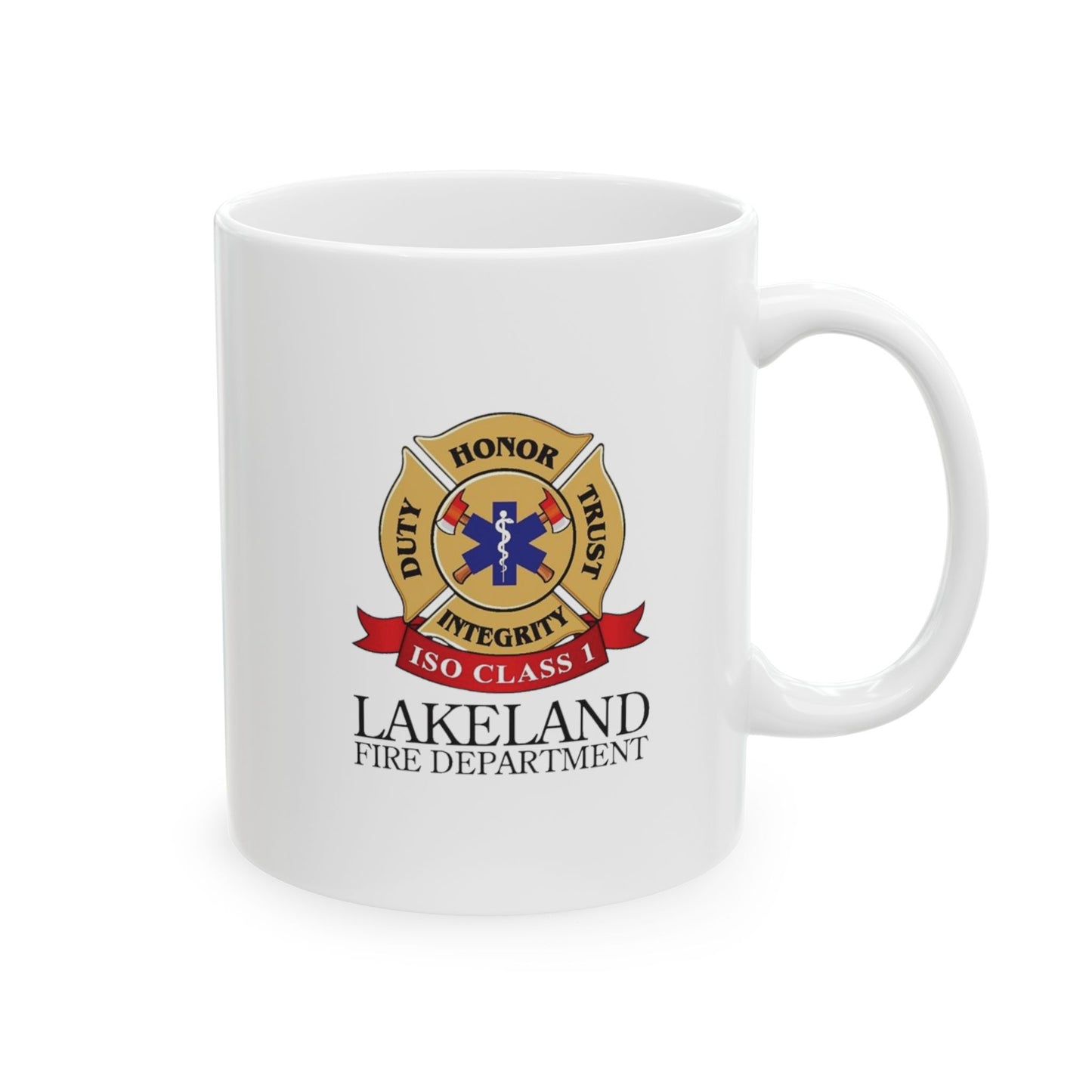 Lakeland Fire Department Logo Ceramic Mug 11oz