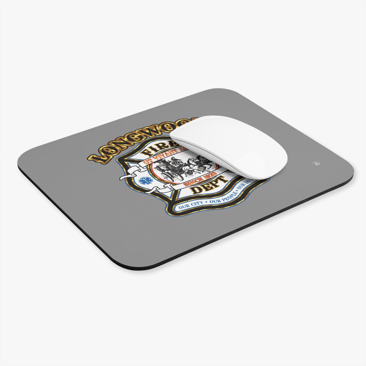 Longwood Fire Rescue Department Logo Mouse Pad (Rectangle)