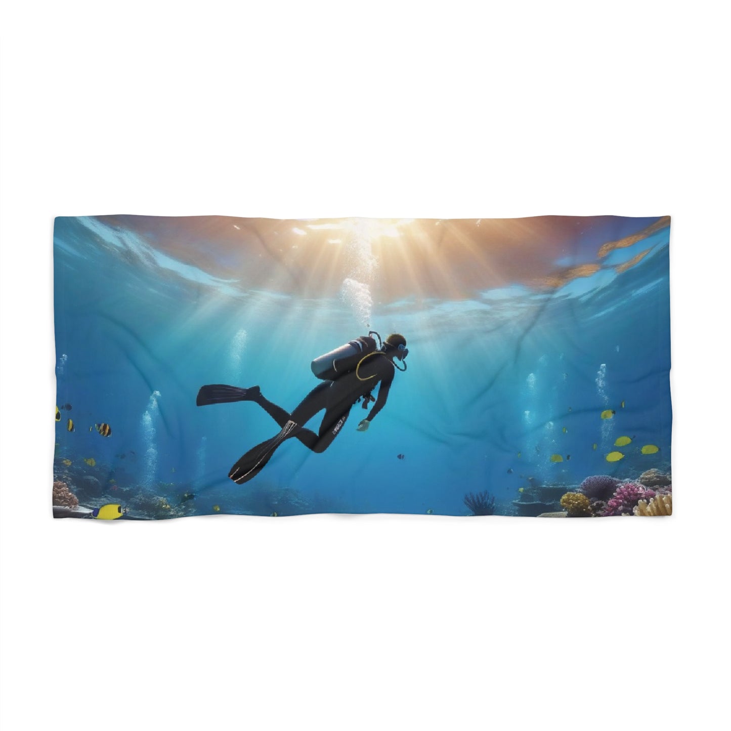 Sunbeam Diver Beach Towel