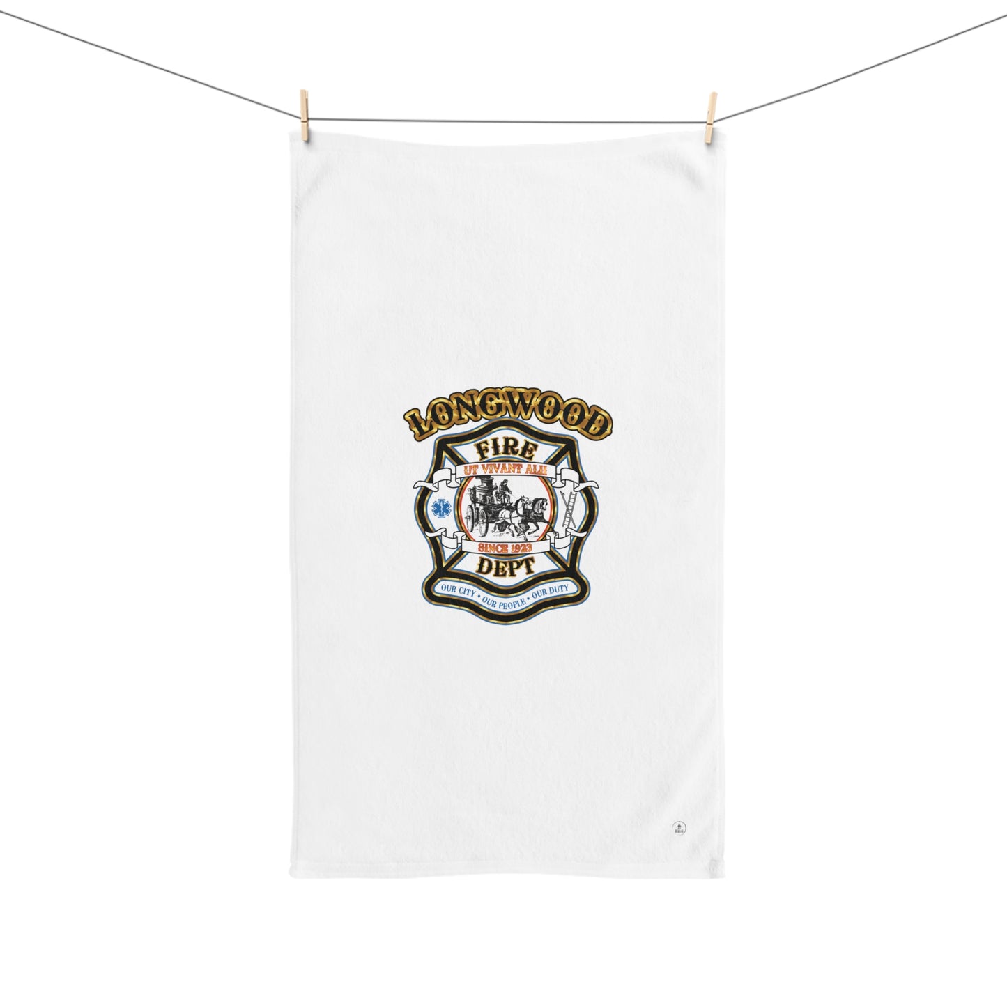 Longwood Fire Rescue Department Logo Hand Towel