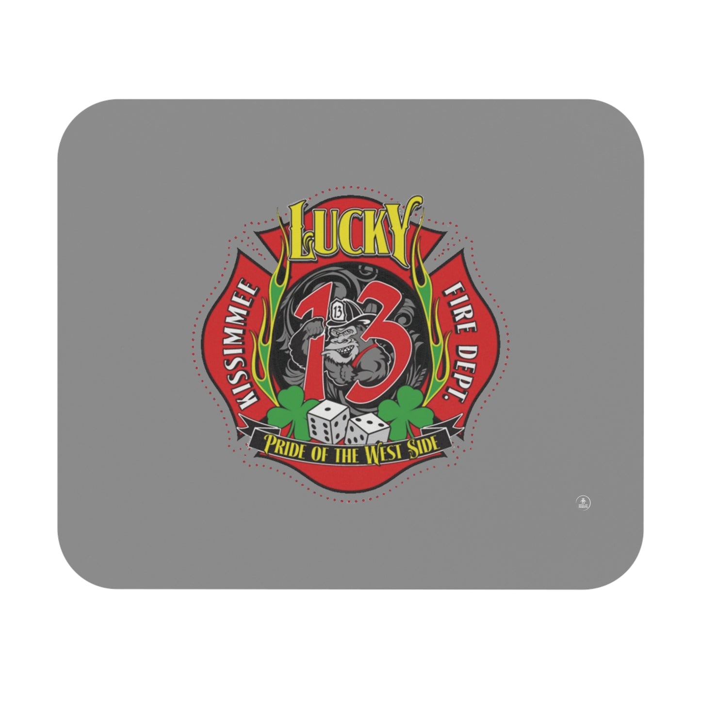 Kissimmee Fire Department Station 13 Logo Mouse Pad (Rectangle)