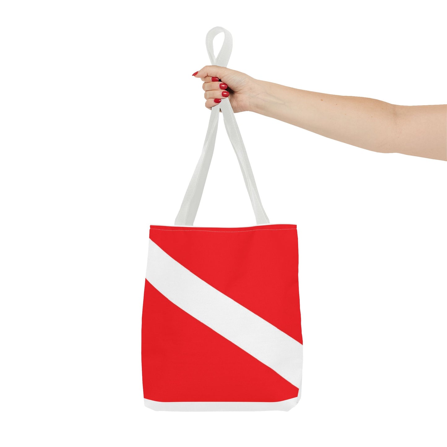 "Diver Down" - Dive Flag AOP Tote Bag