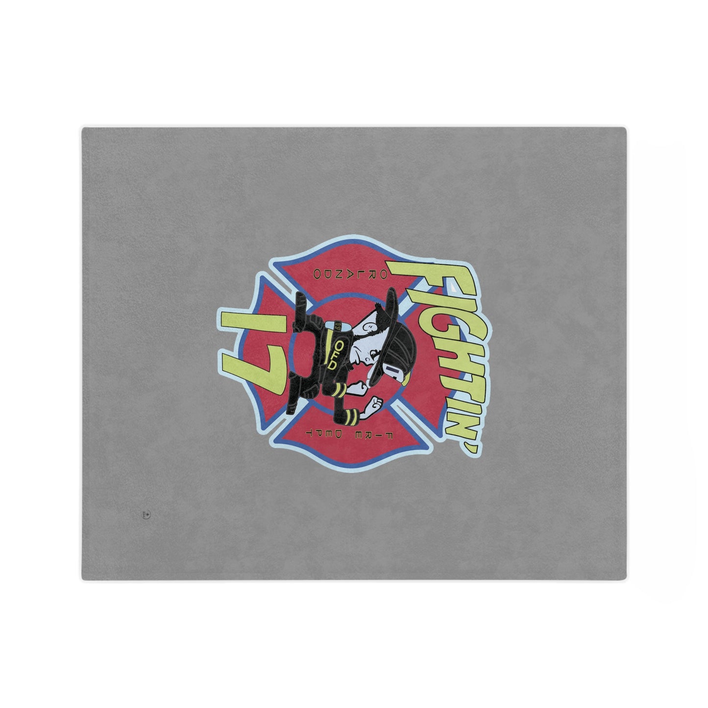 OFD Station 17 Logo Velveteen Minky Blanket