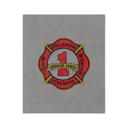 OFD Station 1 Logo Velveteen Minky Blanket