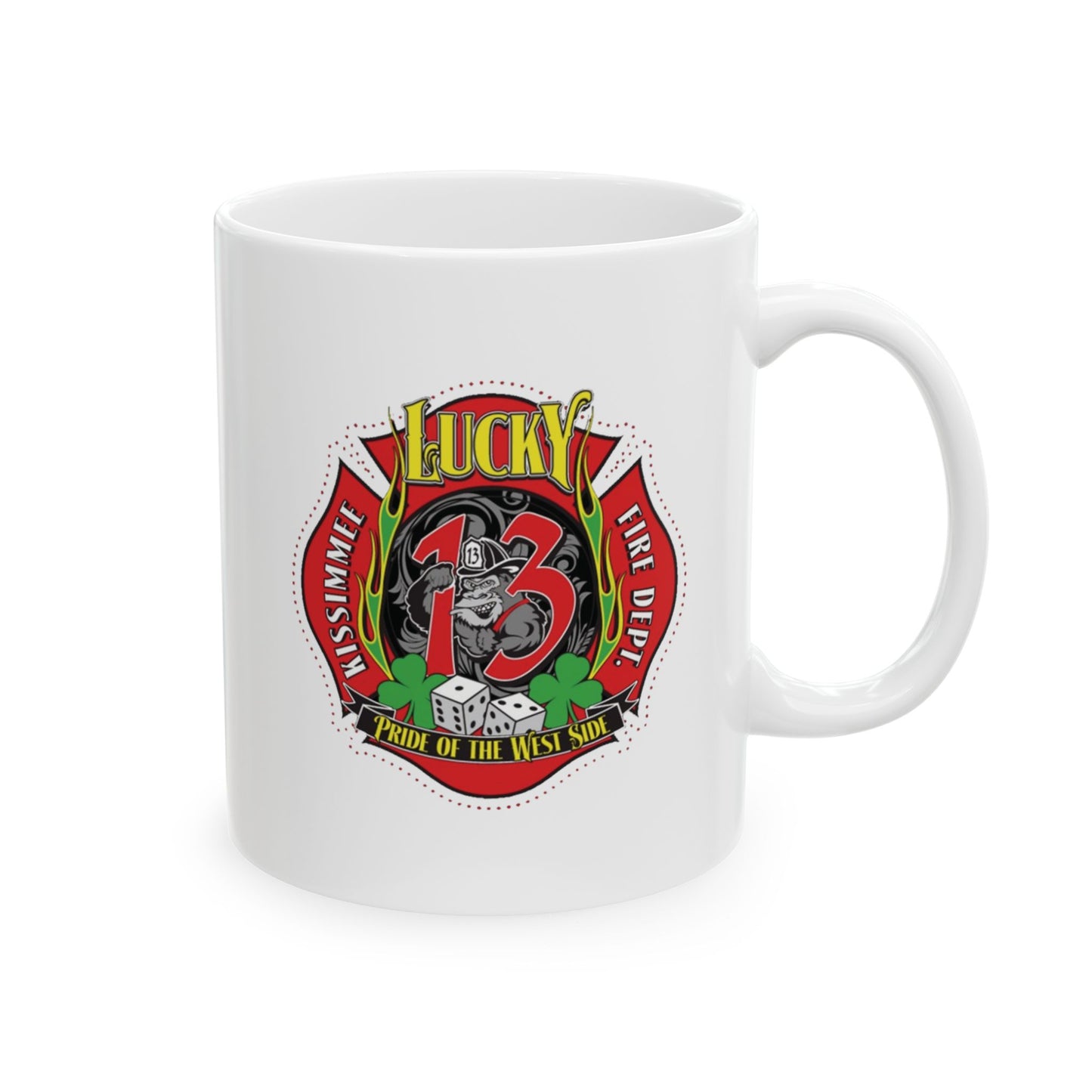 Kissimmee Fire Department Station 13 Logo Ceramic Mug 11oz