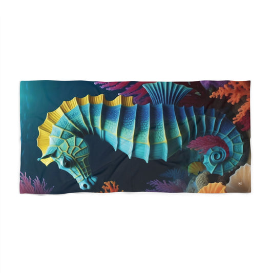 Sea Horse Beach Towel