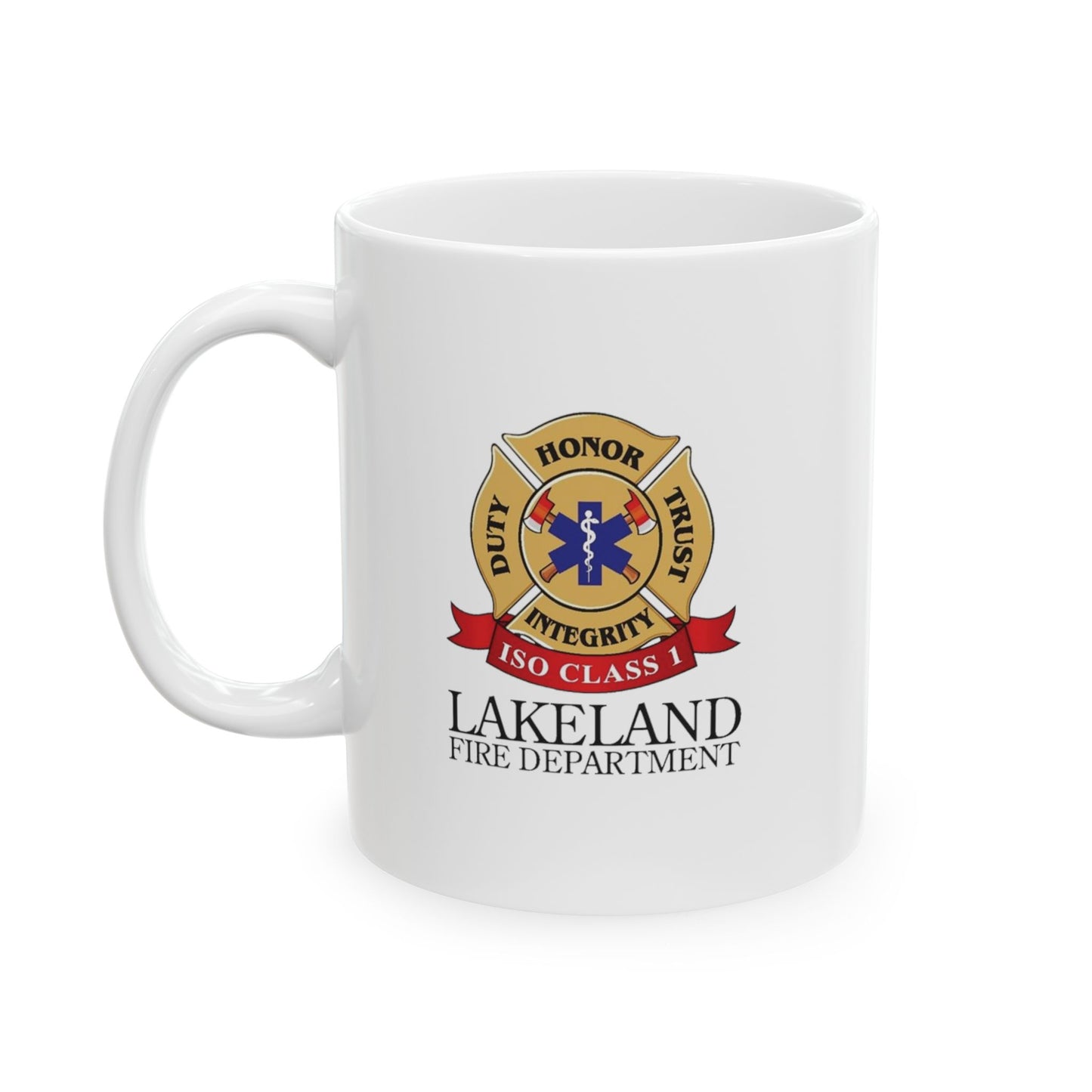 Lakeland Fire Department Logo Ceramic Mug 11oz