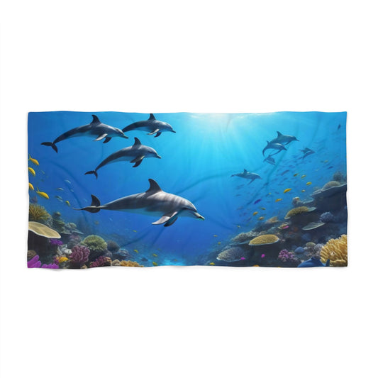 Dolphins Beach Towel