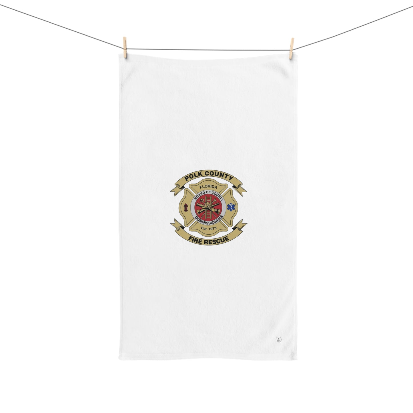 Polk County Fire Rescue Department Logo Hand Towel