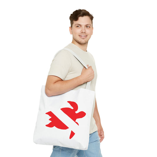 Sea turtle dive flag AOP Tote Bag