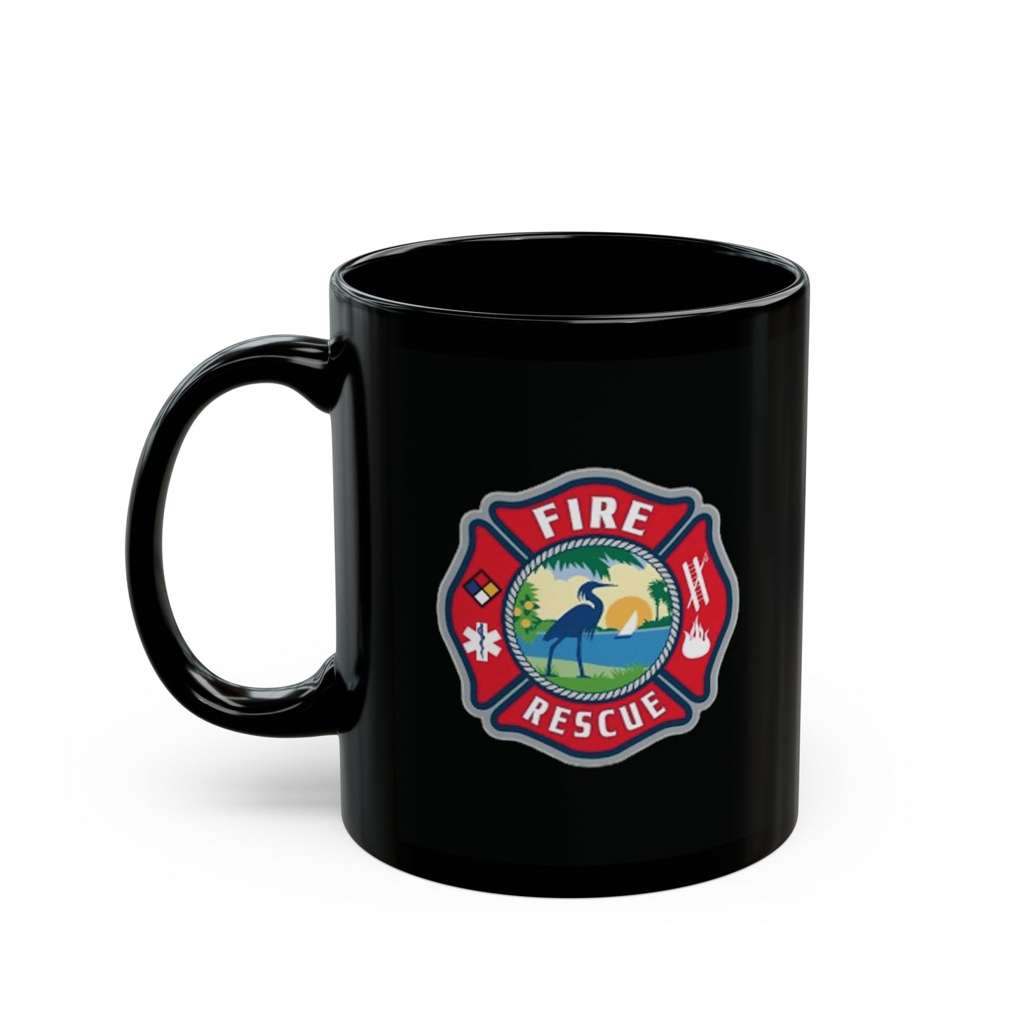 Lake County Fire Rescue Department Logo Ceramic Mug 11oz