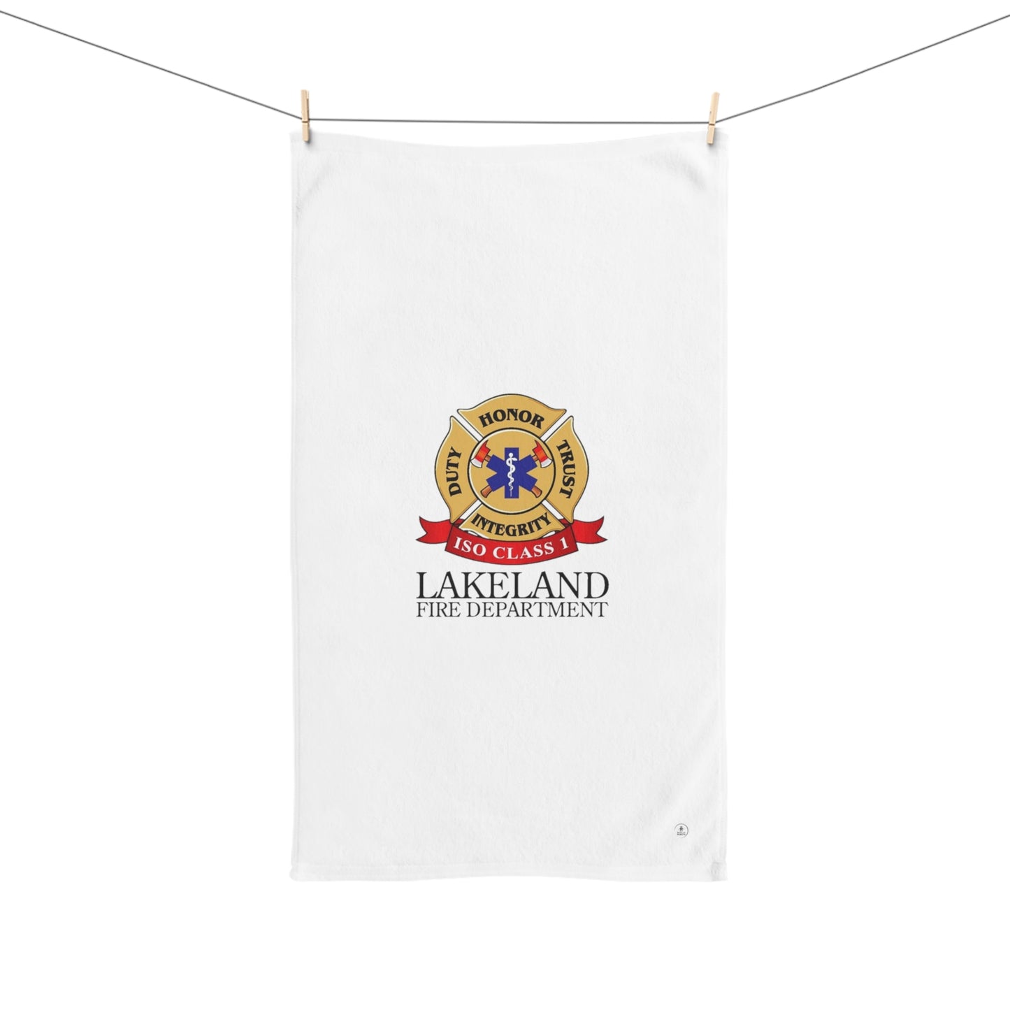 Lakeland Fire Department Logo Hand Towel