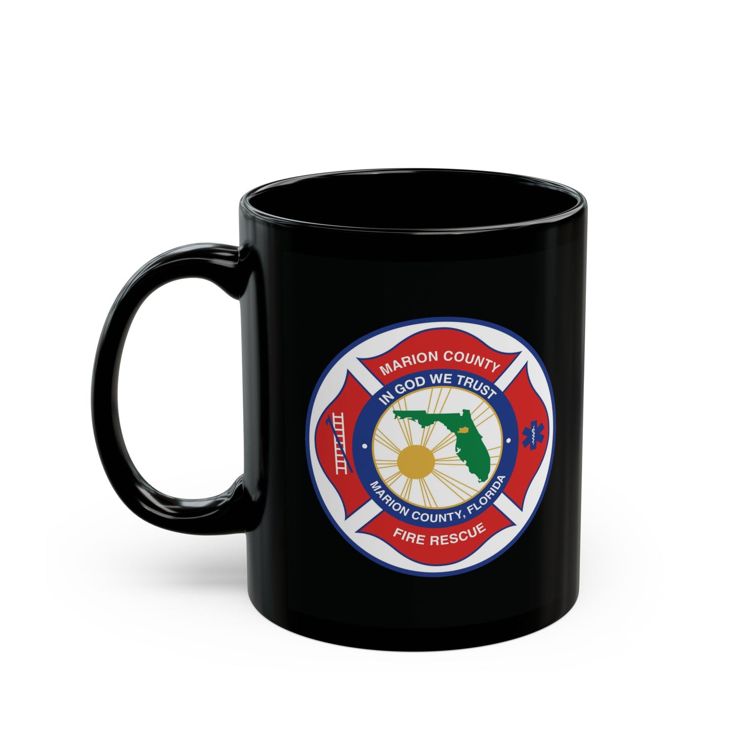 Marion County Fire Rescue Department Logo Ceramic Mug 11oz