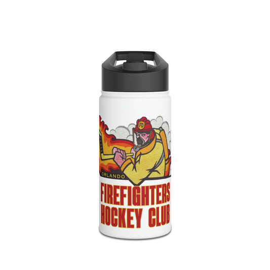 OFHC Retro Original Logo Stainless Steel Water Bottle, Standard Lid