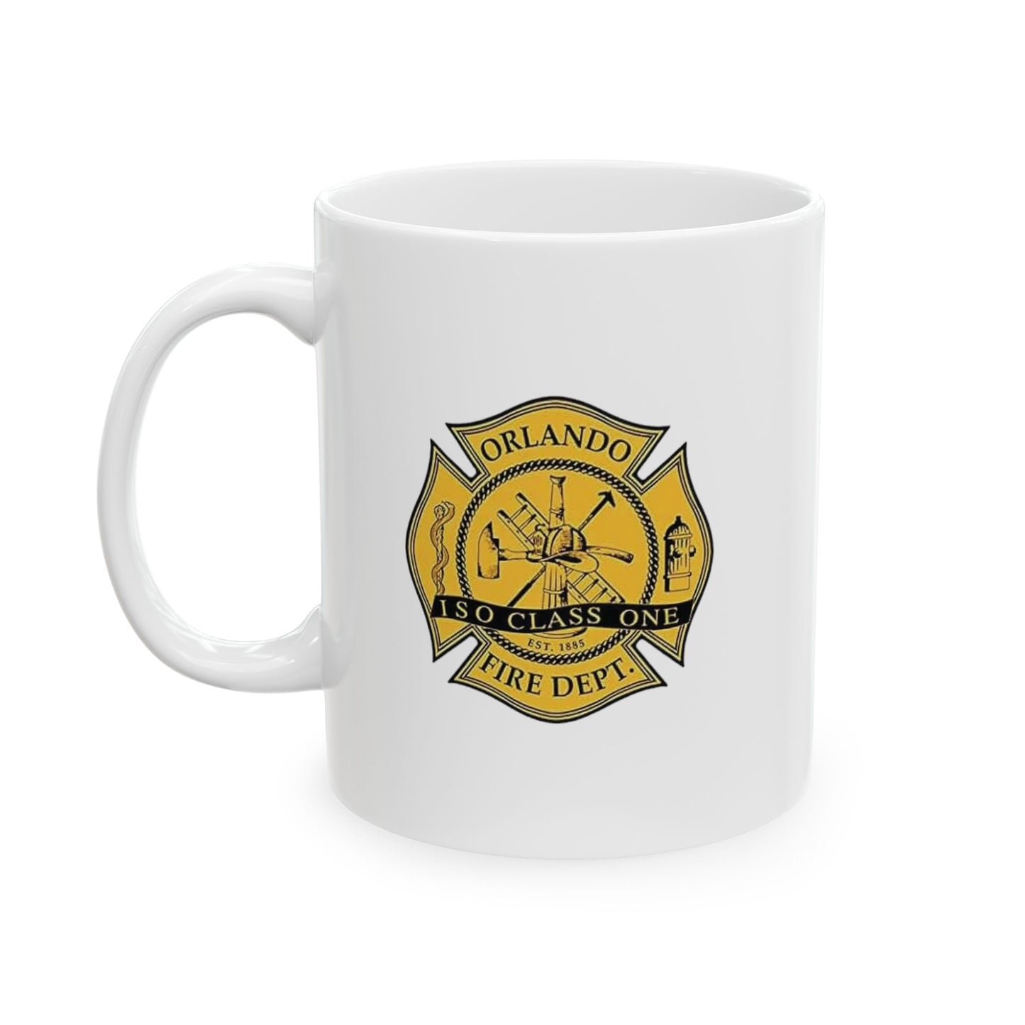 Official Orlando FD Logo Ceramic Mug 11oz