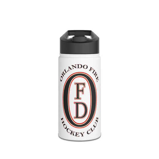 OFHC OFD Logo Stainless Steel Water Bottle, Standard Lid