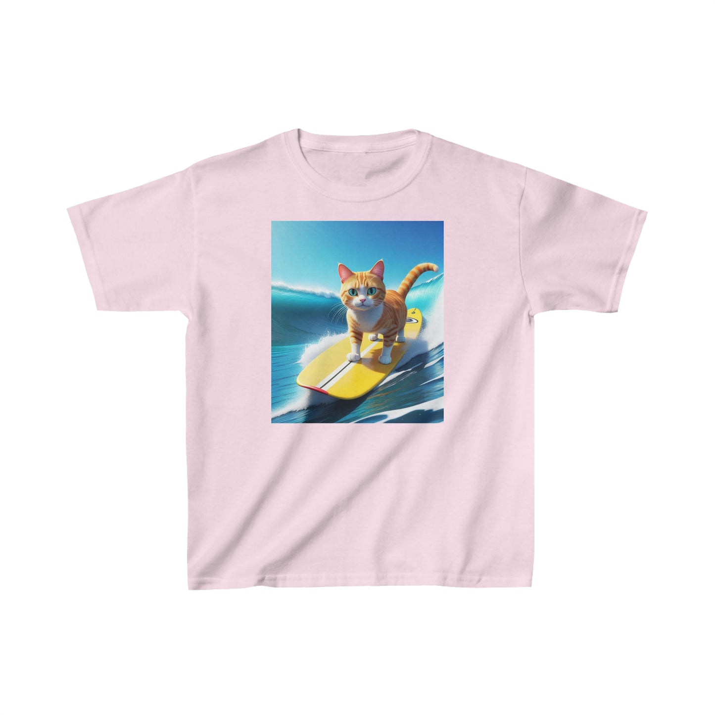 Surfin' Kitty #11 Kids Heavy Cotton™ Tee