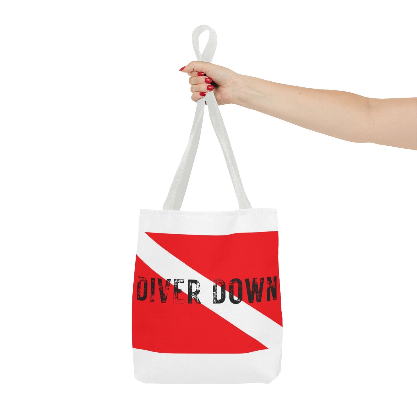 "Diver Down" Dive Flag AOP Tote Bag