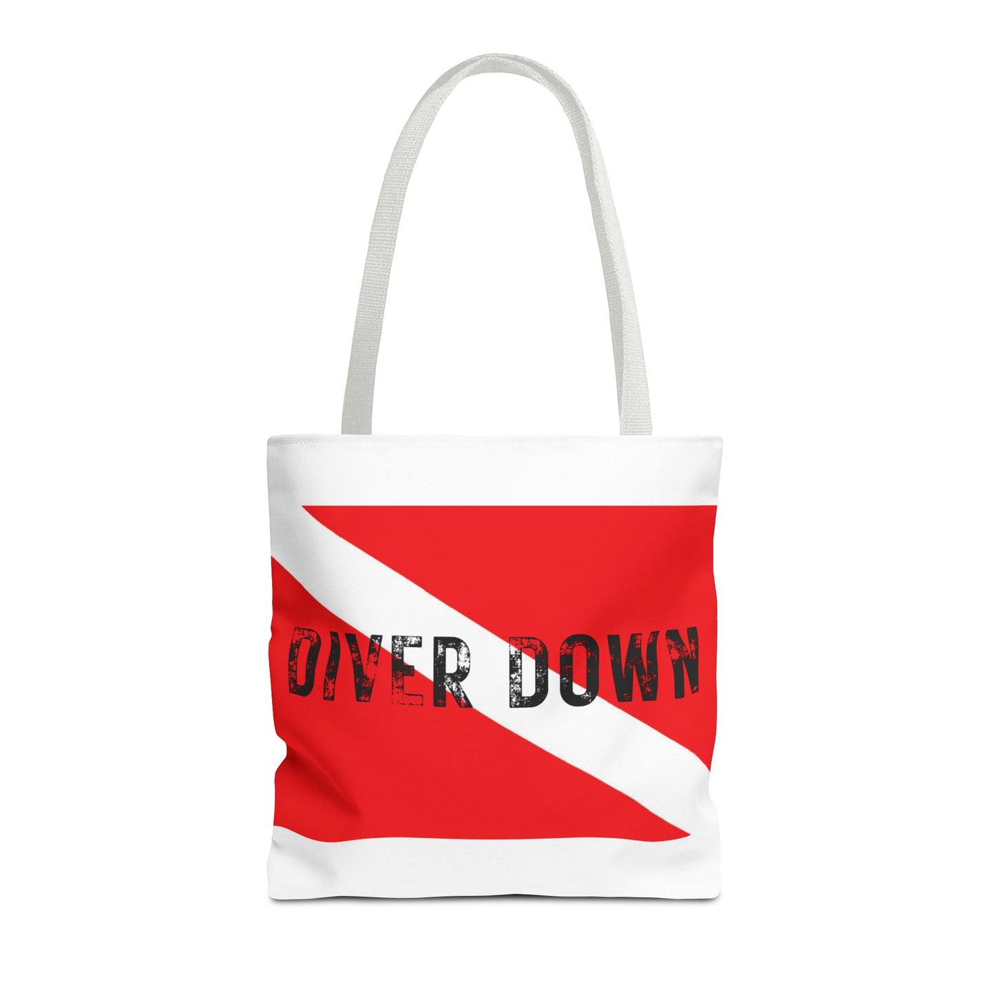 "Diver Down" Dive Flag AOP Tote Bag