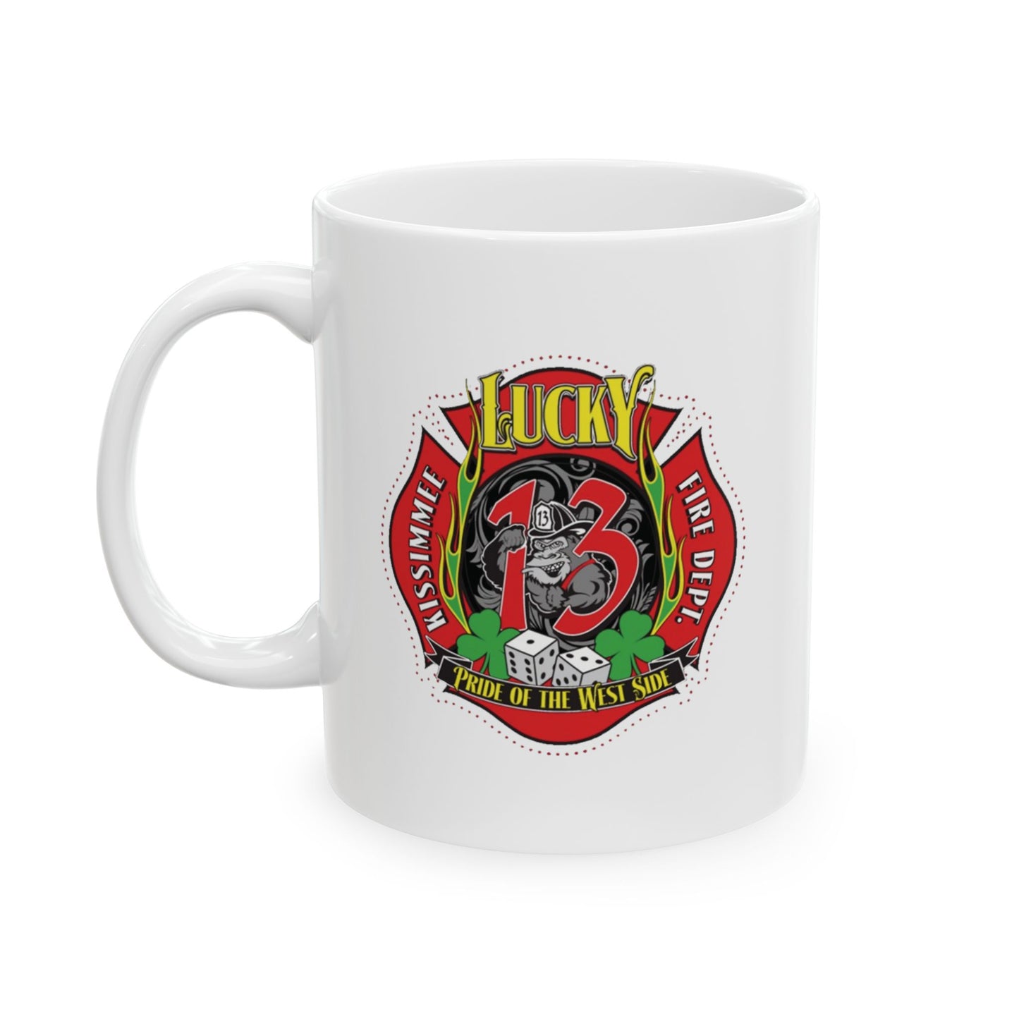 Kissimmee Fire Department Station 13 Logo Ceramic Mug 11oz