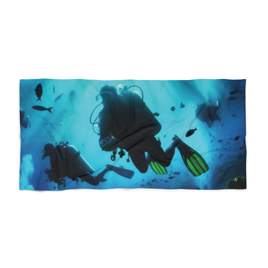 Descent Beach Towel