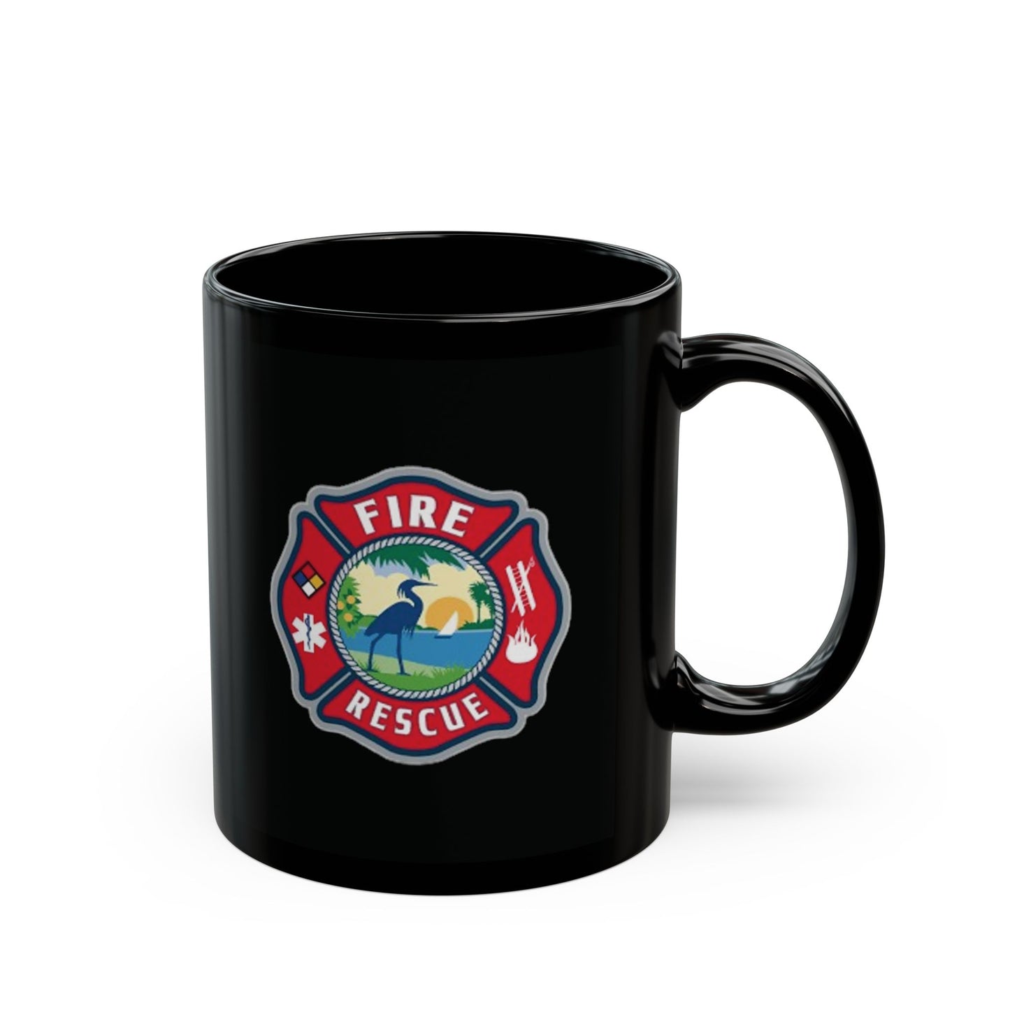 Lake County Fire Rescue Department Logo Ceramic Mug 11oz