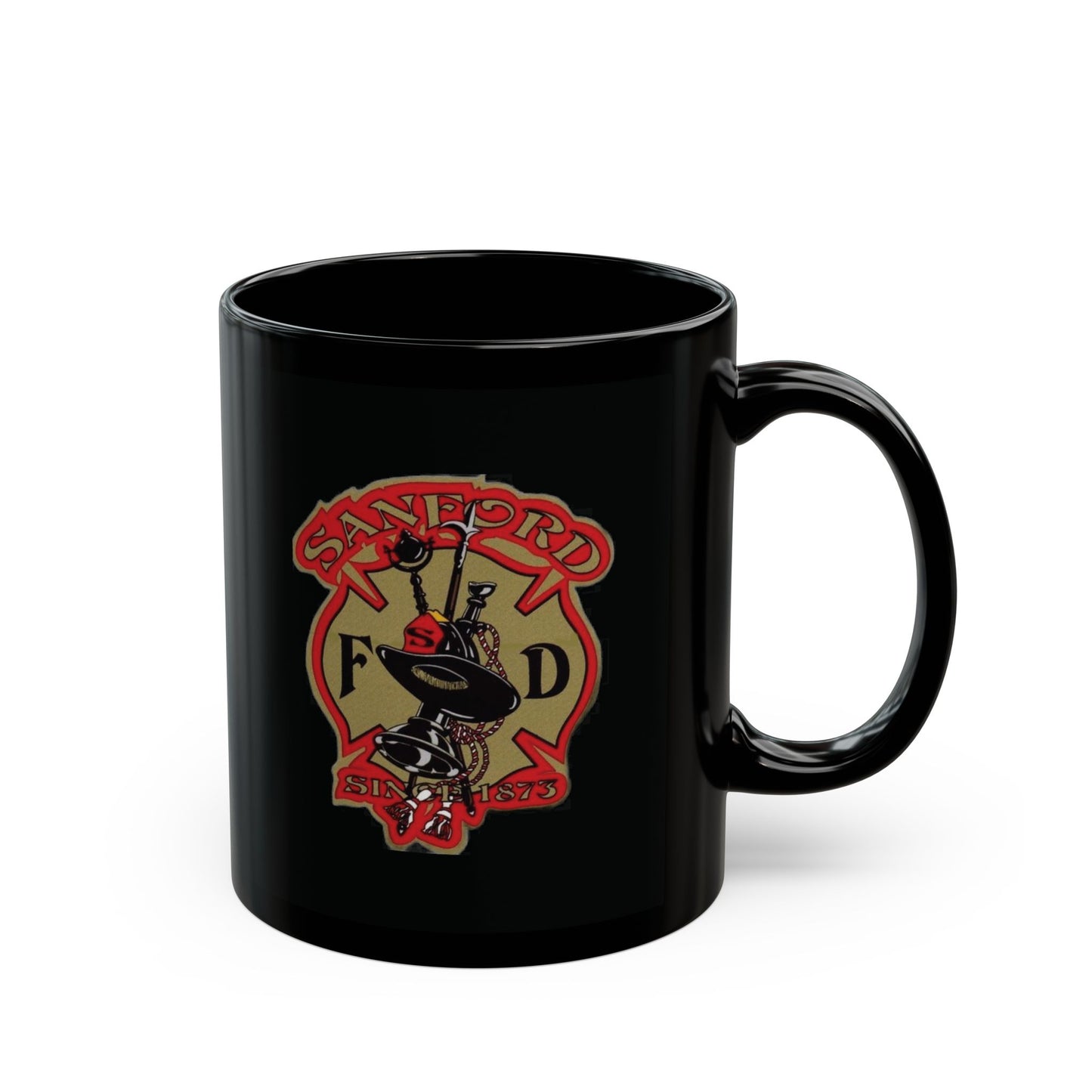 Sanford Fire Department Logo Ceramic Mug 11oz