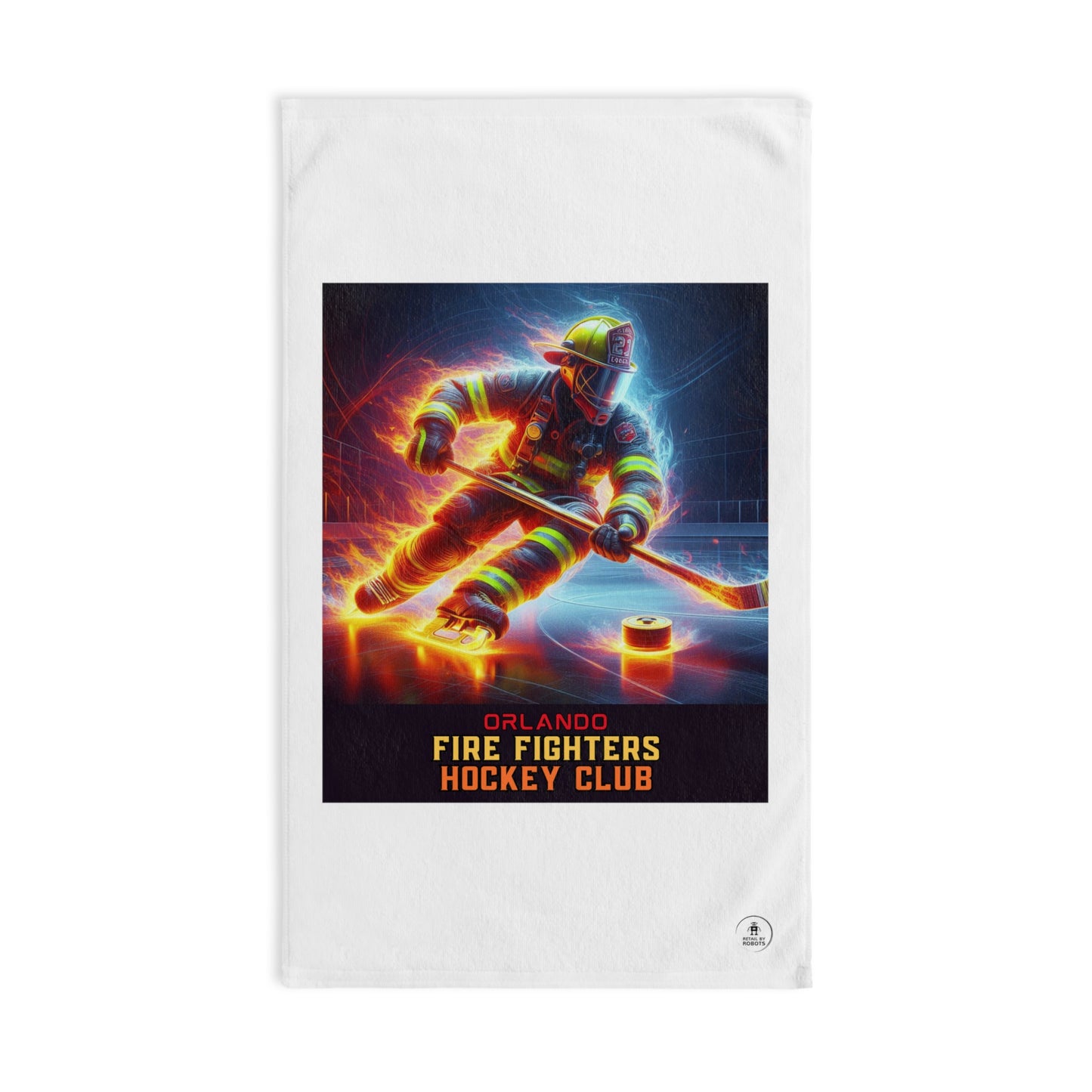 OFHC Fire and Ice Logo Hand Towel