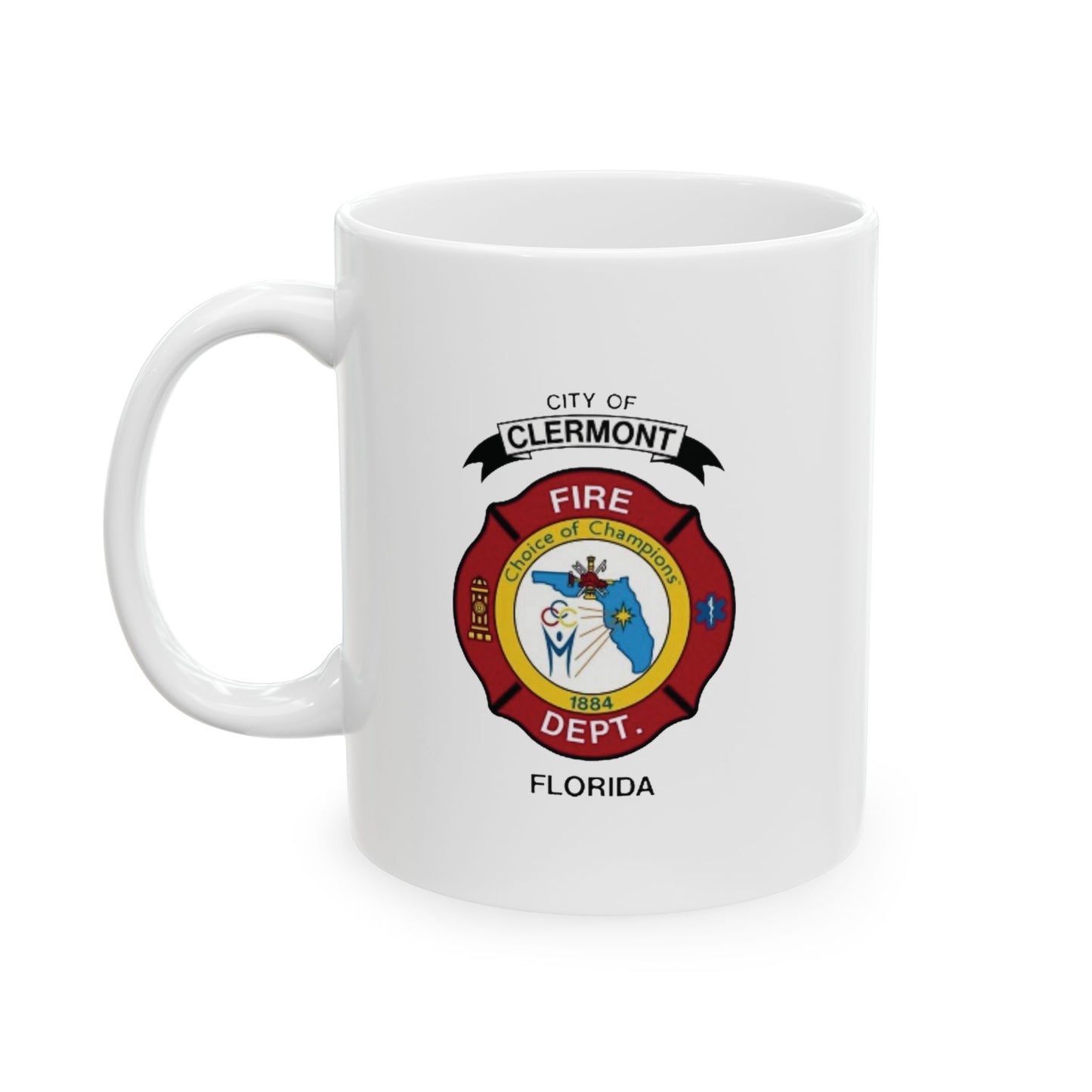 Clermont Fire Department Logo Ceramic Mug 11oz