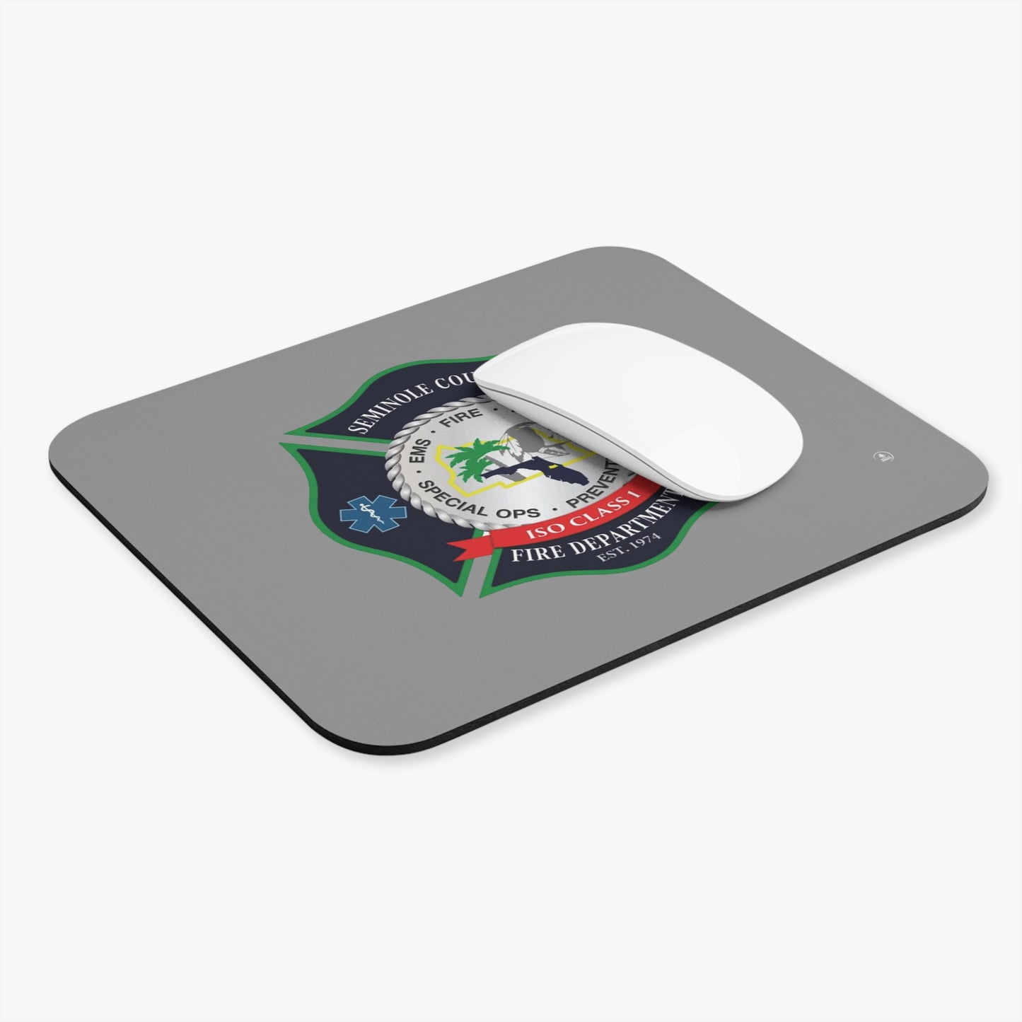 Seminole County Fire Department Logo Mouse Pad (Rectangle)